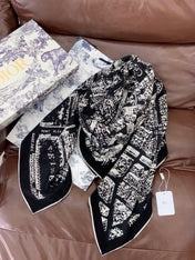 DIOR 26S SCARF 140CM IN SILK 309357