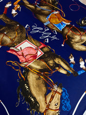 HERMES 26S PRINTED SQUARE SCARF 88 IN SILK 309925
