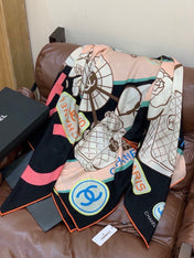 CHANEL 26S SCARF 135 IN SILK 311939