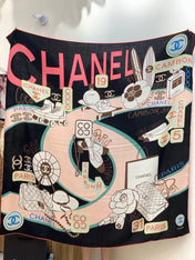CHANEL 26S SCARF 135 IN SILK 311939