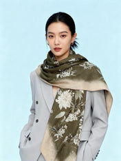 DIOR 26S SCARF 140CM IN CASHMERE SILK 311968