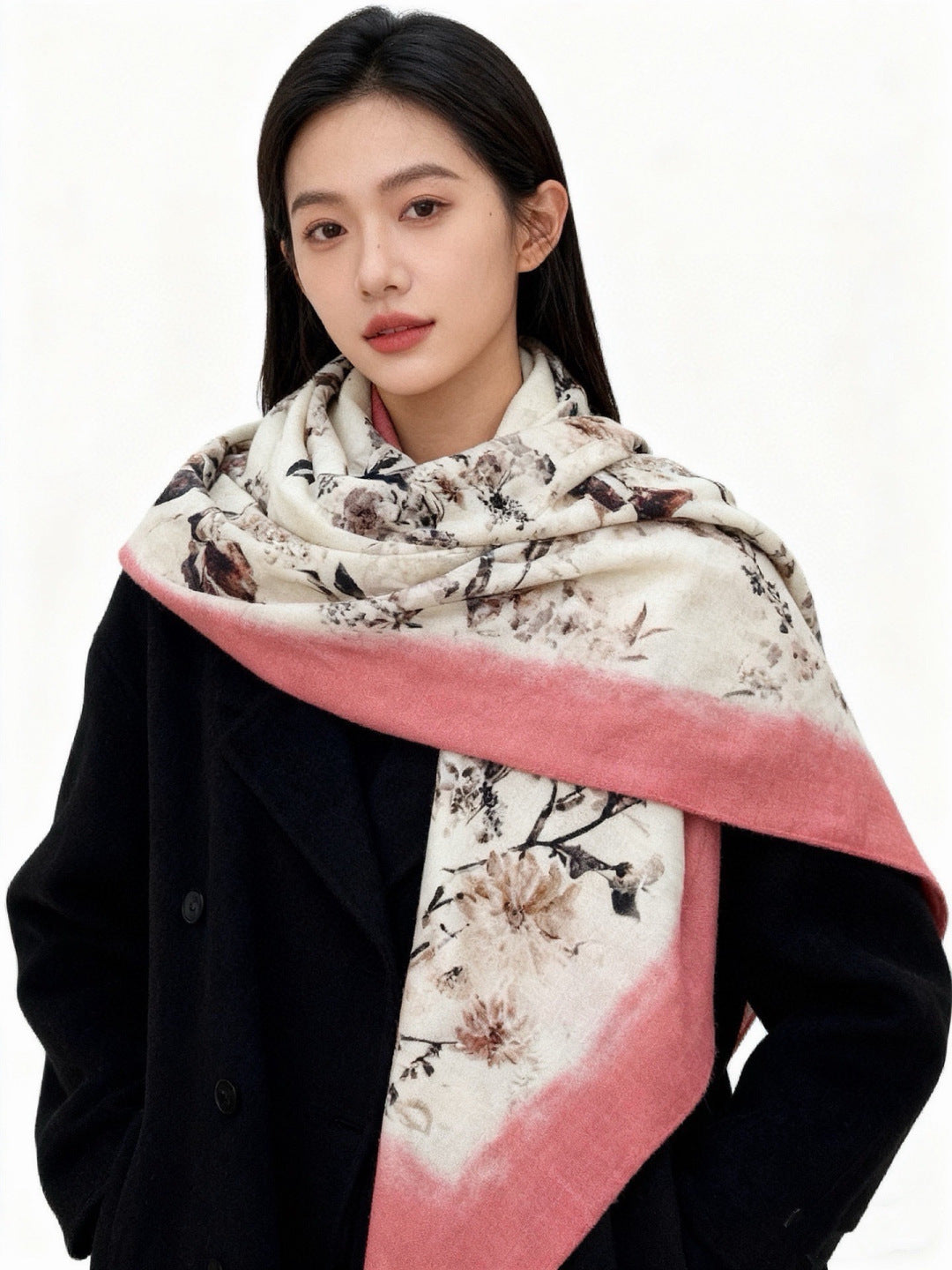 DIOR 26S SCARF 140CM IN CASHMERE SILK 311969