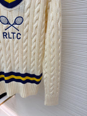 RALPH LAUREN 25S KNITTED TENNIS SWEATER 266