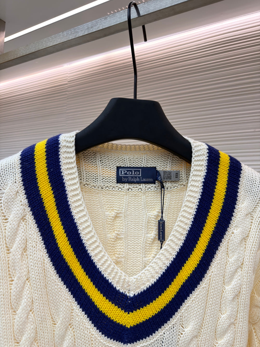 RALPH LAUREN 25S KNITTED TENNIS SWEATER 266