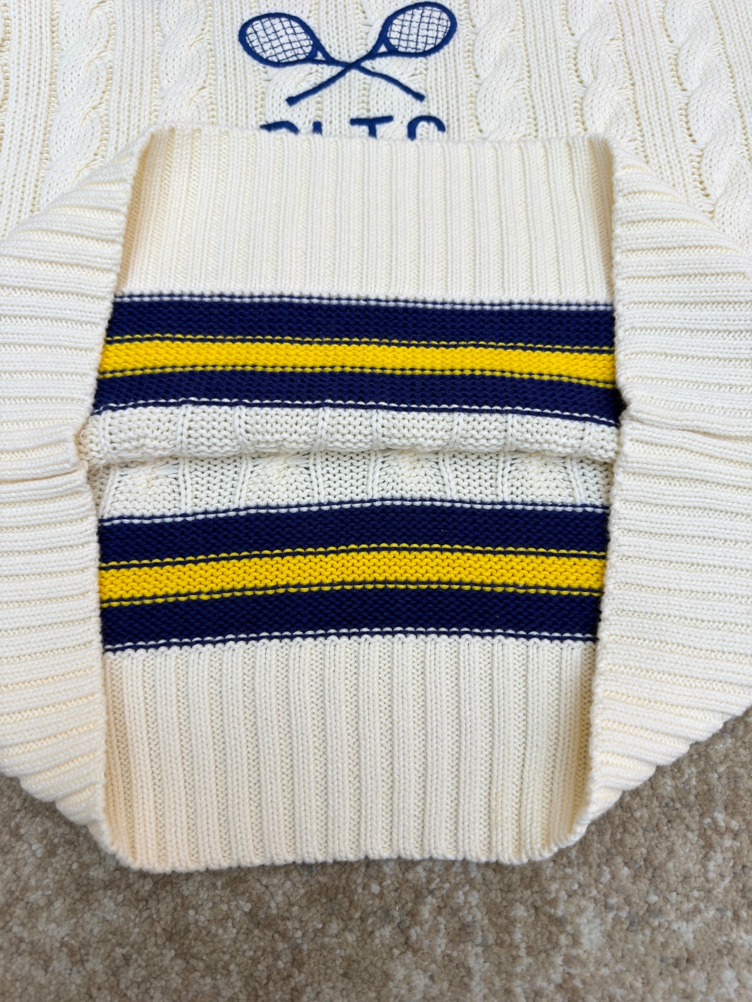 RALPH LAUREN 25S KNITTED TENNIS SWEATER 266
