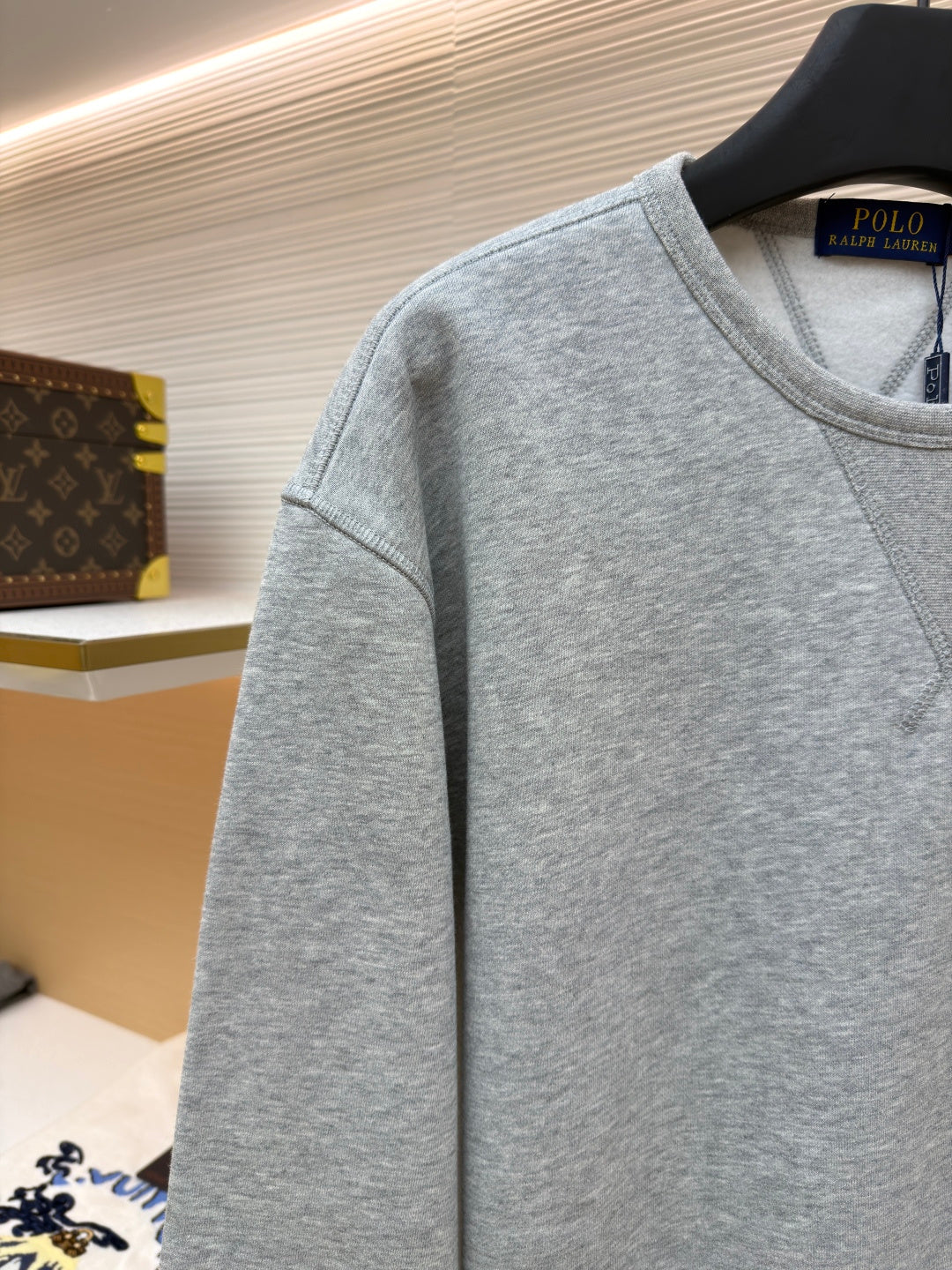 RALPH LAUREN 25S FLEECE SWEATSHIRT WITH EMBROIDERED LOGO 264