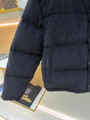 PRADA 25S VELVET PUFFER JACKET 458