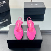 CC SLINGBACK 25S 25 MM IN PINK FABRIC