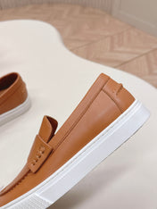 HM 25S SLIP-ON IN BROWN LAMBSKIN
