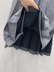 PRADA 25S LONG PLEATED SKIRT 212