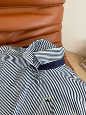 CC STRIPED SHIRT WITH METAL DETAILING 265778