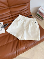 COTTON SHORTS WITH PONY EMBROIDERY NAVY 265773