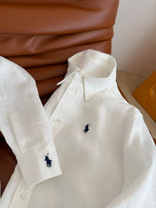 CLASSIC SHIRT OLD MONEY STYLE 25S IN LINEN 265753