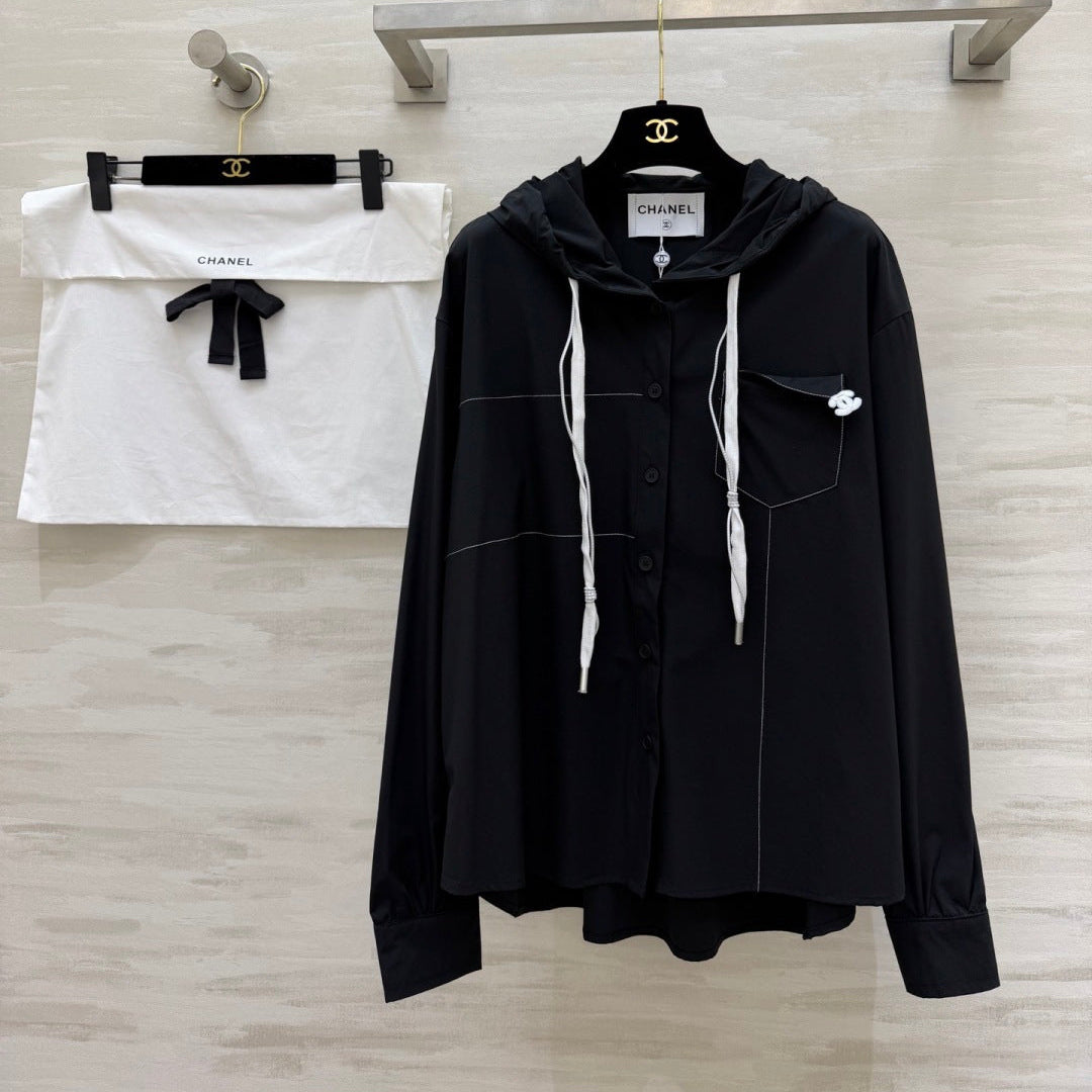 CHANEL 26S HOODED SHIRT STYLE 1024