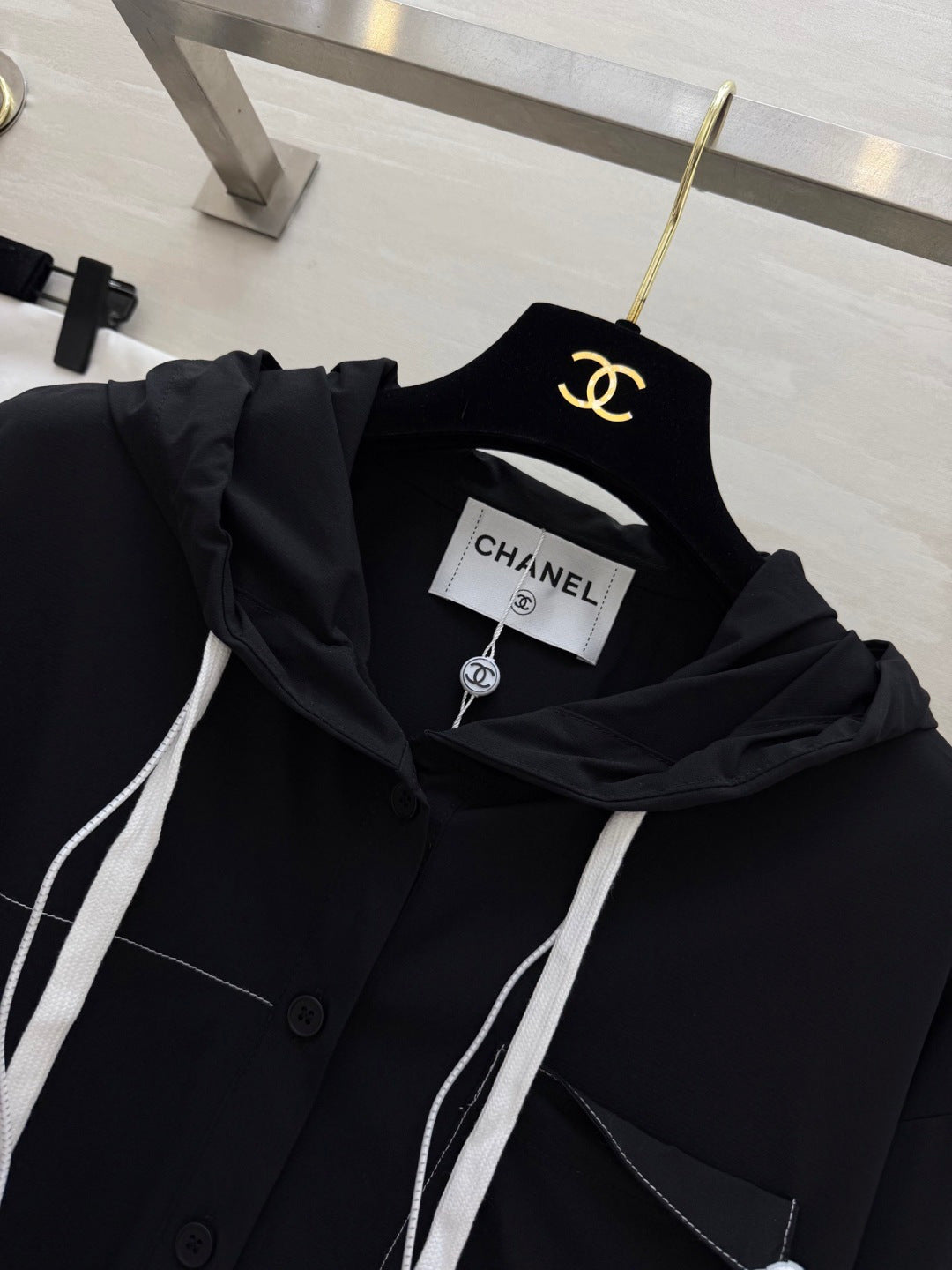 CHANEL 26S HOODED SHIRT STYLE 1024
