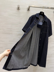 PRADA 26S DENIM SHIRT DRESS STYLE 897