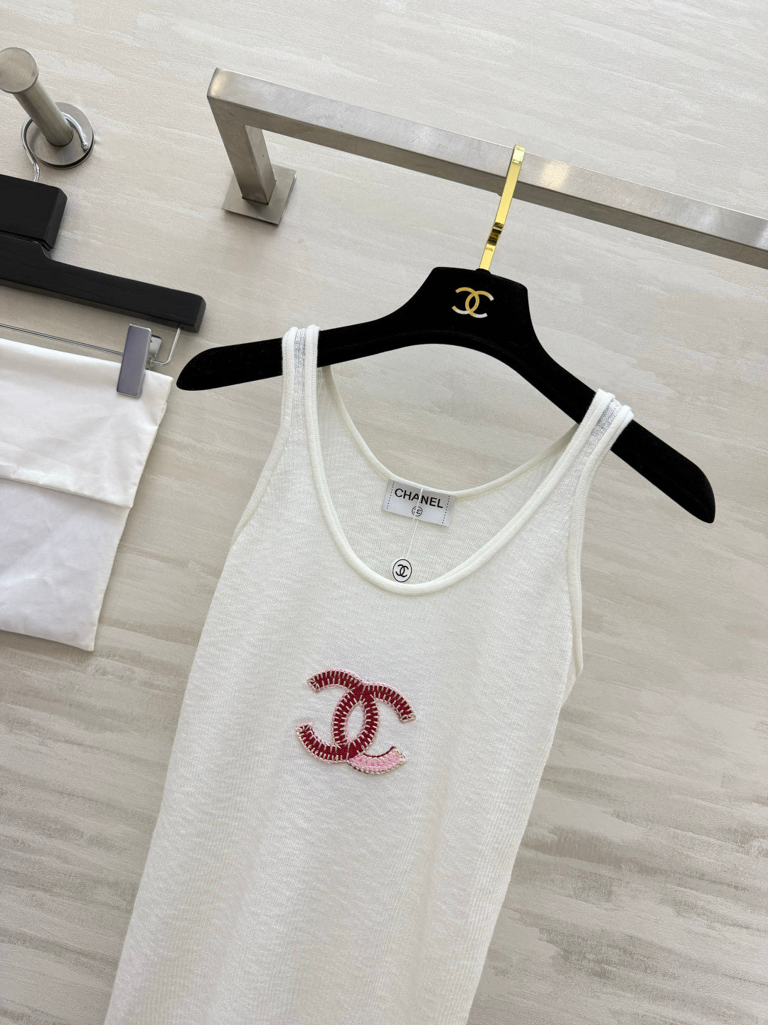 CHANEL 26S KNIT CAMISOLE TOP 1443