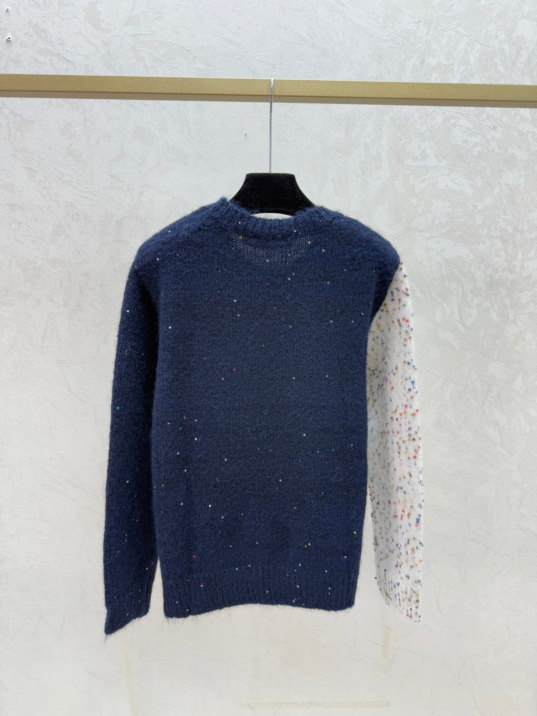 DIOR 25S LONG-SLEEVE KNIT CREWNECK SWEATER 640