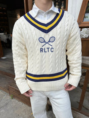 RALPH LAUREN 25S KNITTED TENNIS SWEATER 266