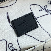 AVENUE SLINGBAG 18 IN BLACK MONOGRAM ECLIPSE CANVAS MULTICOLOR GRADIANT LOGO