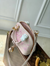 ALMA BB TAKASHI MURAKAMI 23.5 IN PINK CHEEKY CHERRY BLOSSOM EPI CALFSKIN