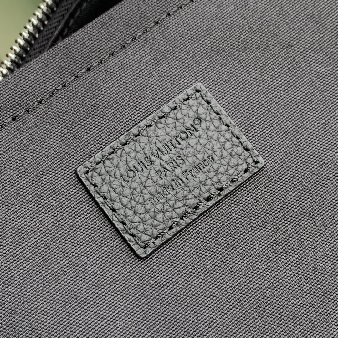 SPEEDY BANDOULIÈRE IB BLACK BLASON DENIM GRADIENT ORANGE LOGO