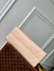 ONTHEGO MM 35 IN  BLUSH PINK MONOGRAM CALFSKIN