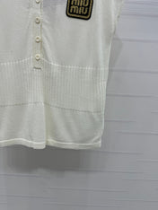 MIU 25S SWEATER VEST 264086
