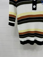 GUCCI 25S SHORT SLEEVE STRIPED POLO SHIRT 264080