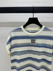 MIU 25S FLYING SLEEVE KNIT SWEATER 264147