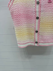 CHANEL KNITTED BUTTONED SLEEVELESS VEST 274921