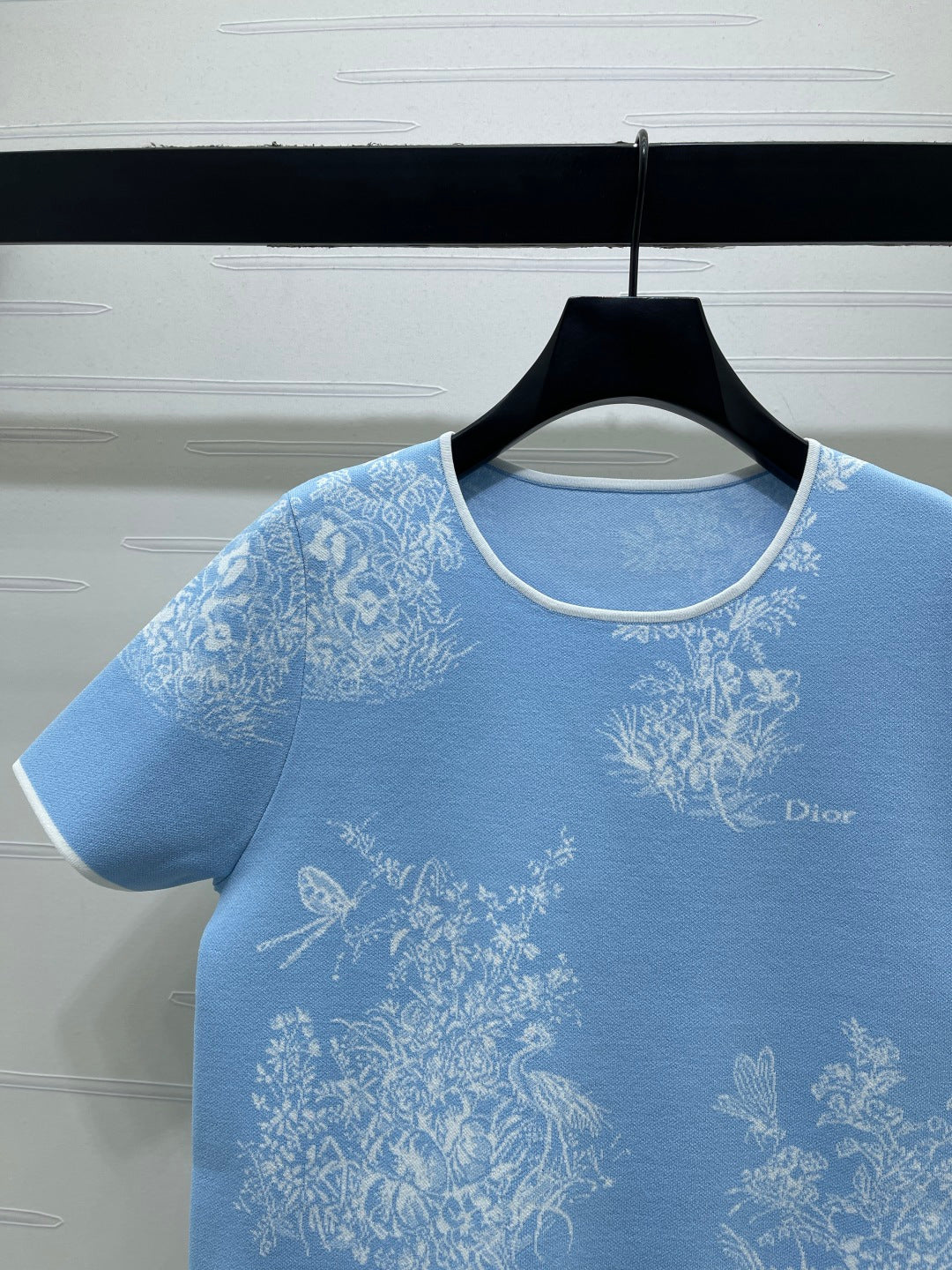 DIOR 26S SHORT-SLEEVE KNIT TOP 1360
