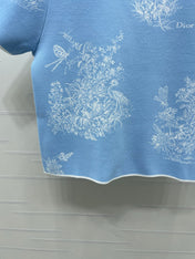DIOR 26S SHORT-SLEEVE KNIT TOP 1360