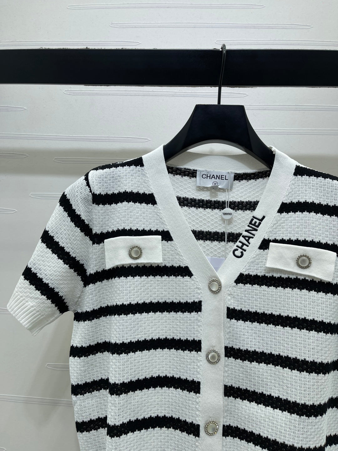 CHANEL 26S SHORT-SLEEVE KNIT TOP 1344