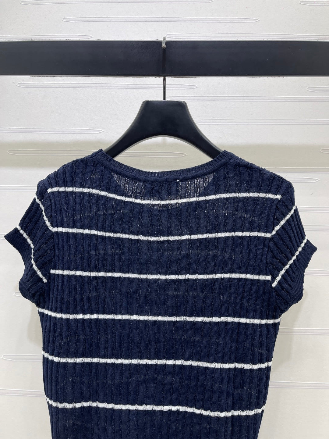 CHANEL 26S SHORT-SLEEVE KNIT TOP 1343