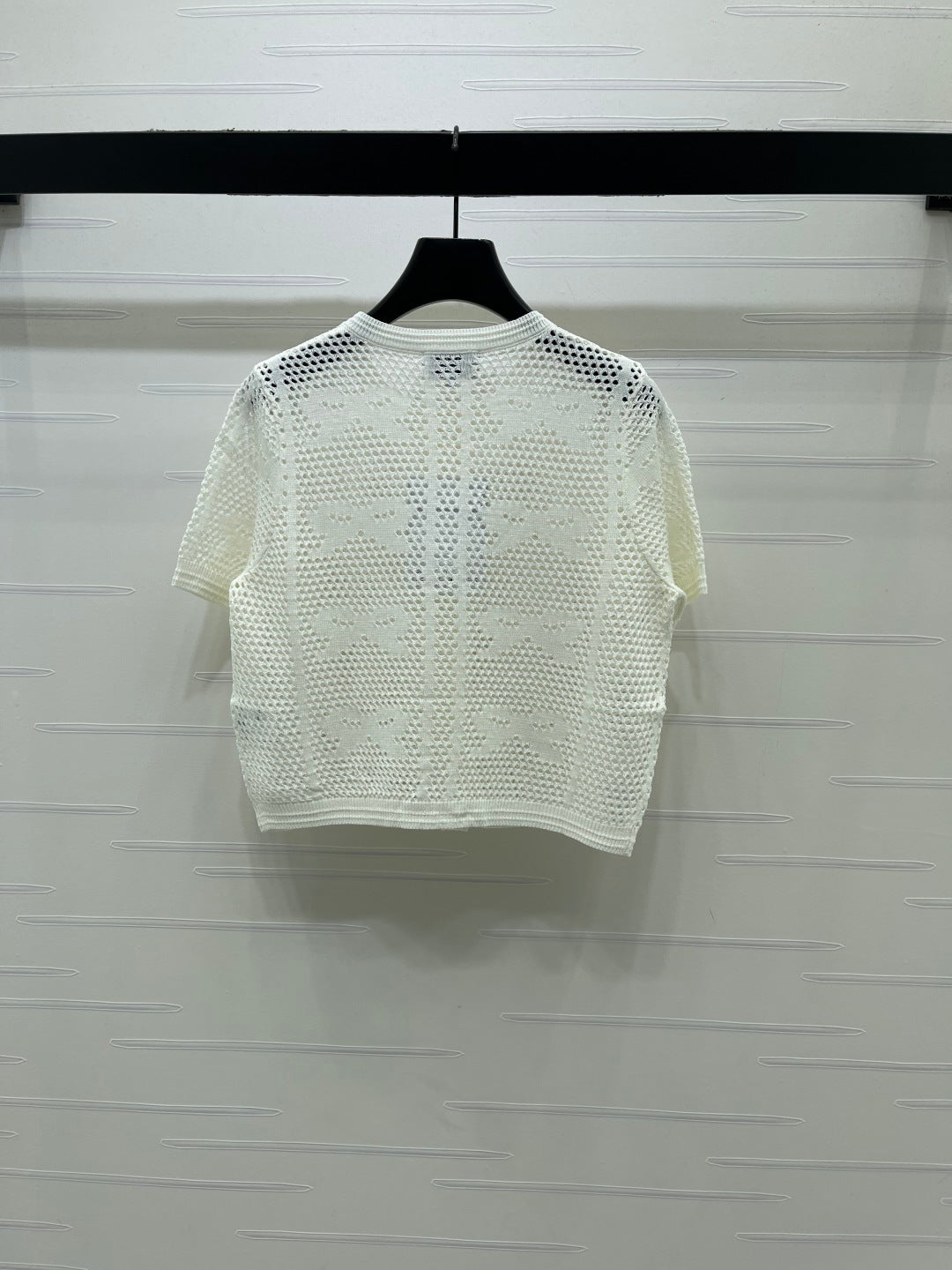 CHANEL 26S OPENWORK KNIT CARDIGAN 1333