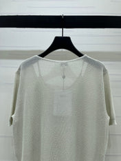 CHANEL 26S SHORT-SLEEVE KNIT TOP 1332