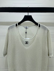 CHANEL 26S SHORT-SLEEVE KNIT TOP 1332