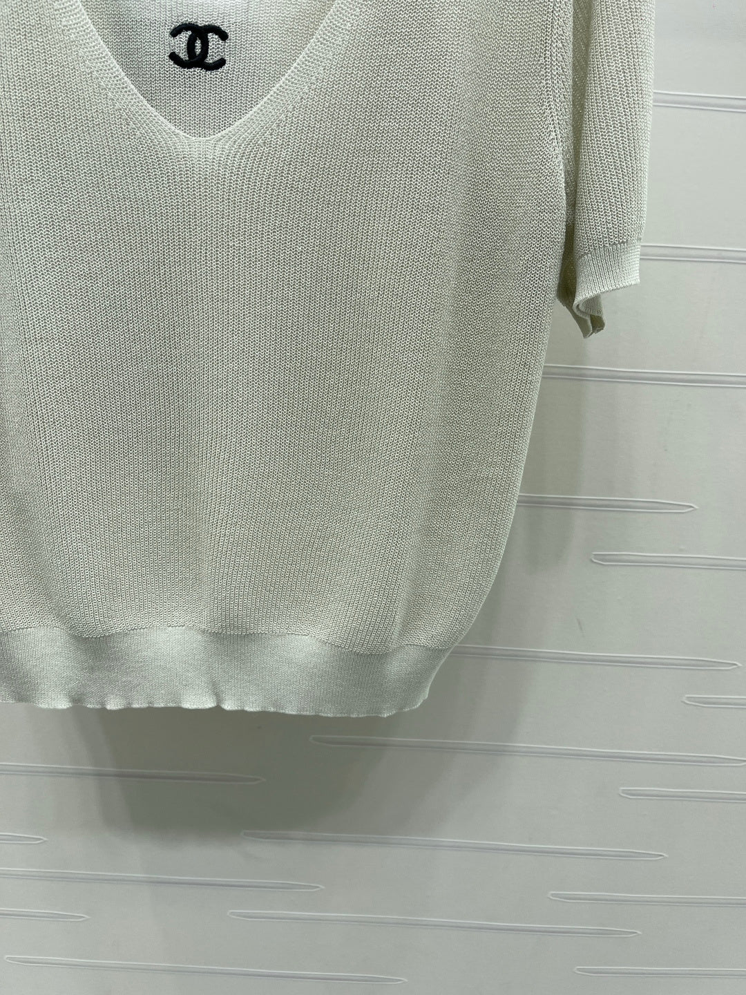 CHANEL 26S SHORT-SLEEVE KNIT TOP 1332