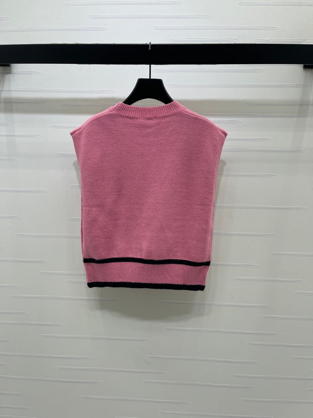 CHANEL 26S CONTRAST KNIT VEST 1325