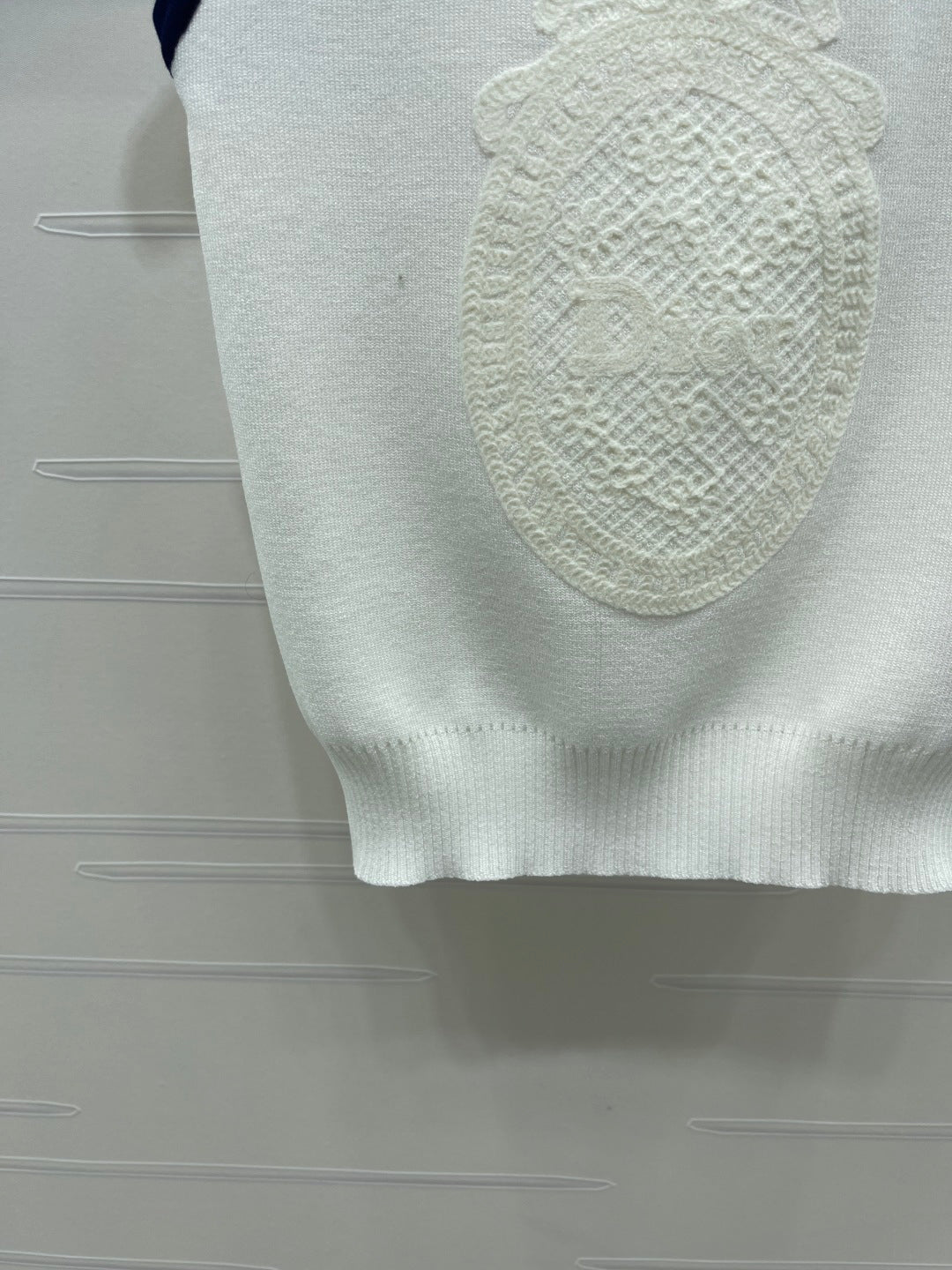 DIOR 26S SAILOR COLLAR KNIT TOP 1323