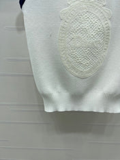 DIOR 26S SAILOR COLLAR KNIT TOP 1323