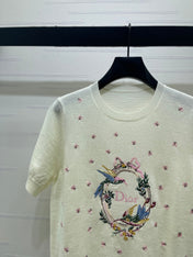 DIOR 26S SHORT-SLEEVE CREWNECK T-SHIRT 1322