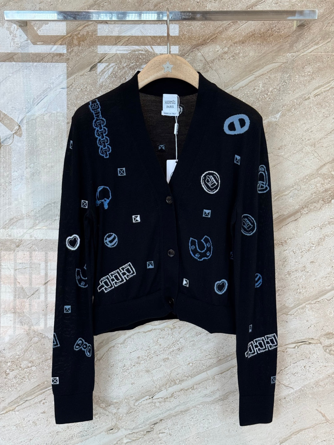 HERMES 25S CARDIGAN SWEATER 002
