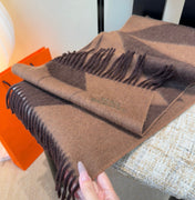HERMES 25S SCARF 190 IN CASHMERE 987695