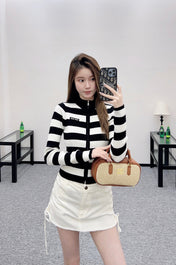 MIUMIU ZIP-UP KNIT TOP STYLE 21