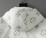 LV WHITE MONOGRAM HOODED JACKET 238986