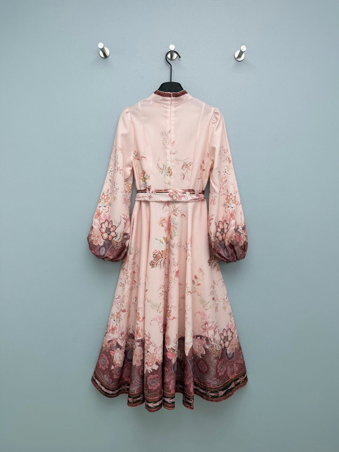 ZIMMERMANN 26S STAND COLLAR LONG-SLEEVE DRESS STYLE 137