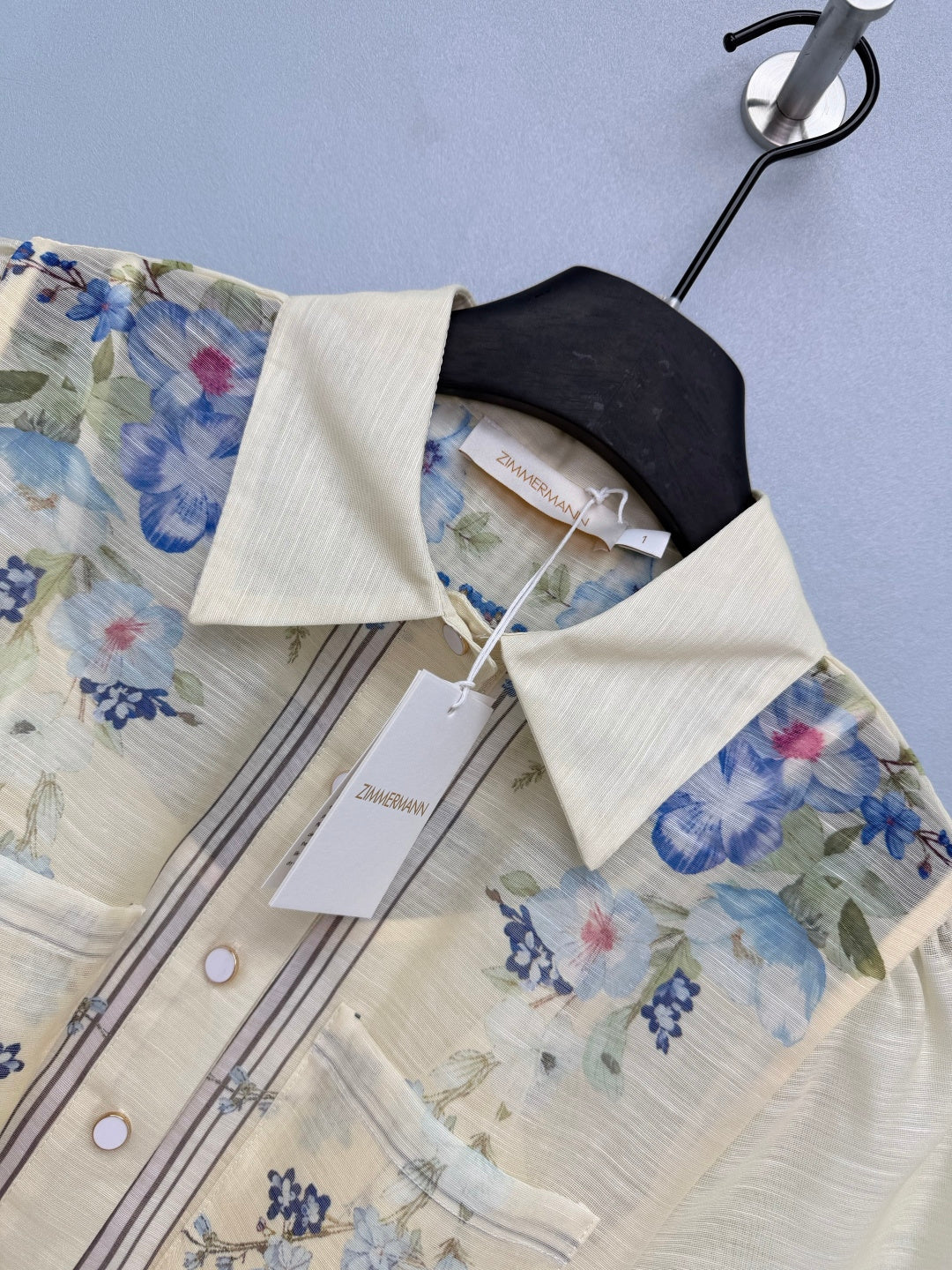 ZIMMERMANN 26S SHORT-SLEEVE SHIRT DRESS STYLE 108