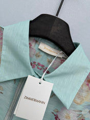 ZIMMERMANN 26S SHORT-SLEEVE SHIRT DRESS STYLE 107